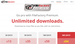 FileFactory / Premium